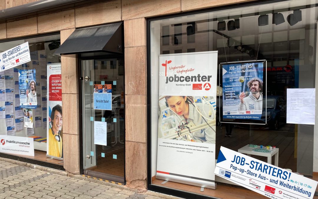 Jobangebote zum Mitnehmen:  Der Pop-up Store am Josephsplatz